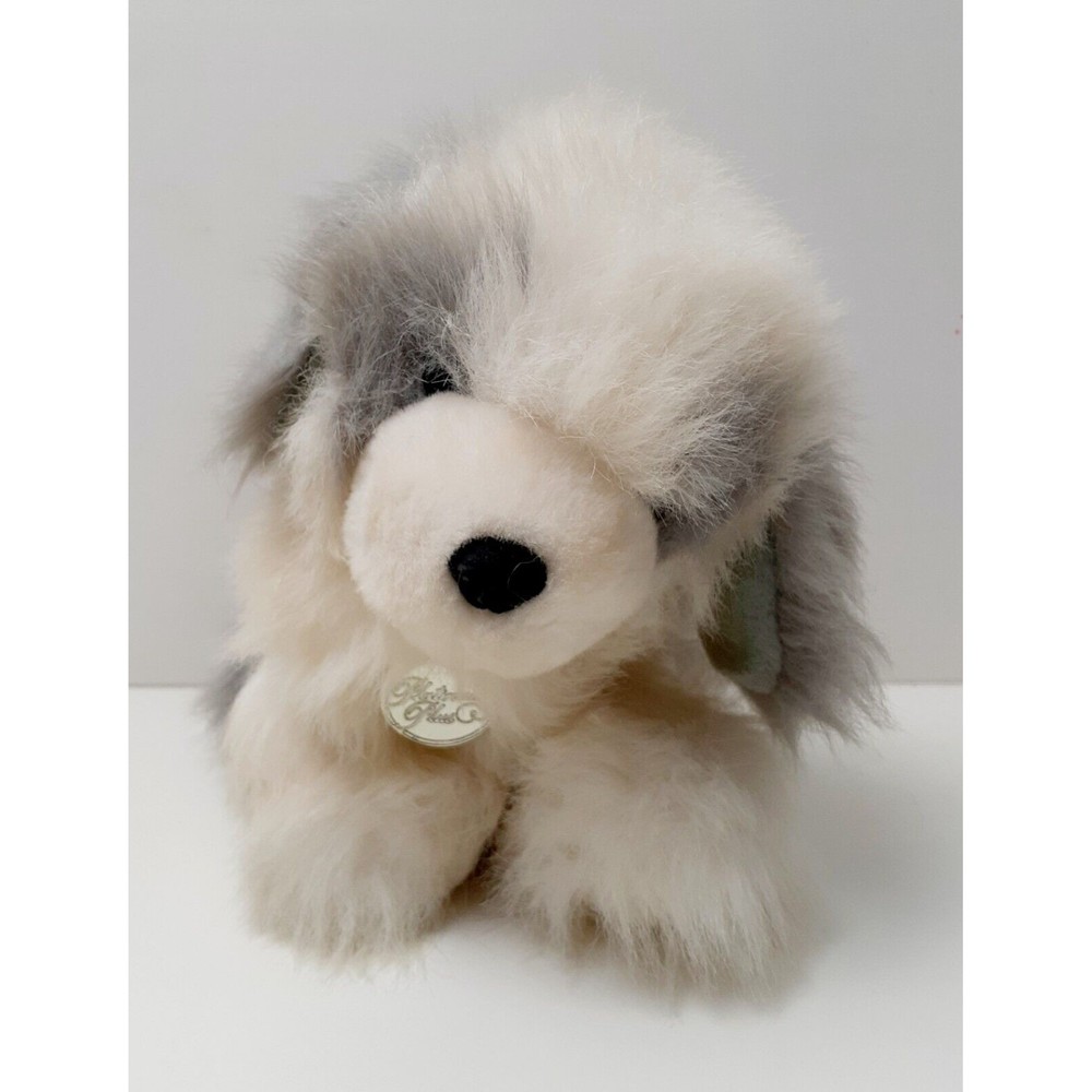 Exc! Tb Trading Co Old English Sheepdog Plush Stuffed Animal "Platinum Plus" Tag
